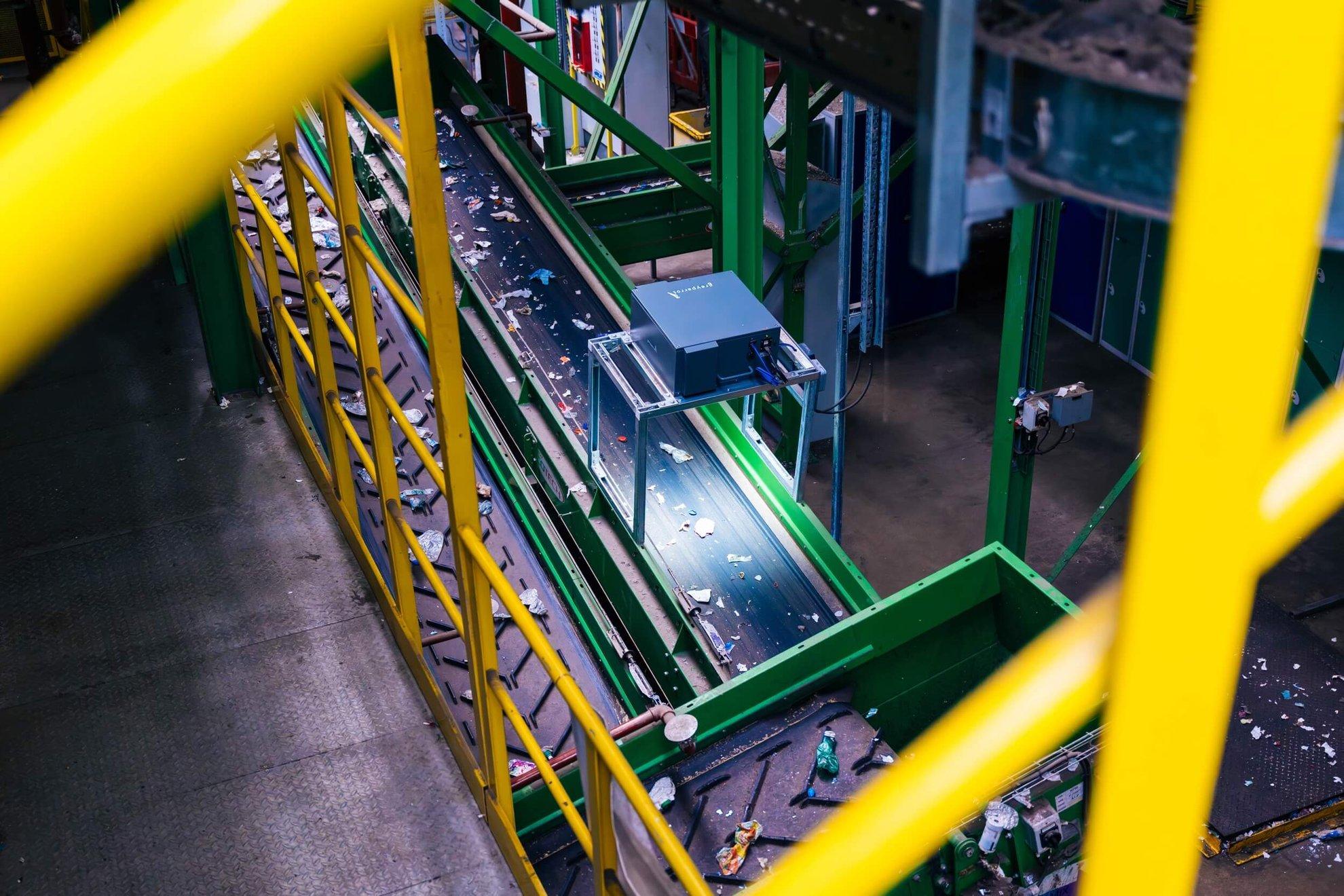 Waste management and recycling AIoT facility